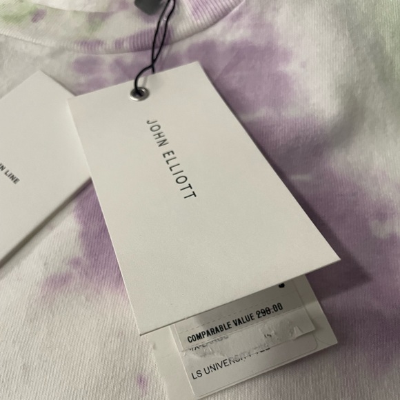 John Elliott Ink Bloom V3 Long Sleeve Tee Sz 4/L - Picture 6 of 10